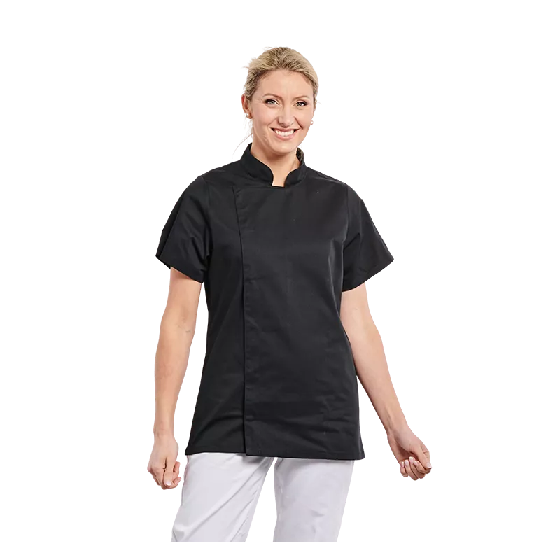 Veste de cuisine en tencel, manches longues mixte | Sanipod