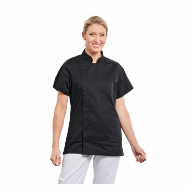 Veste de cuisine en tencel, manches longues mixte | Sanipod