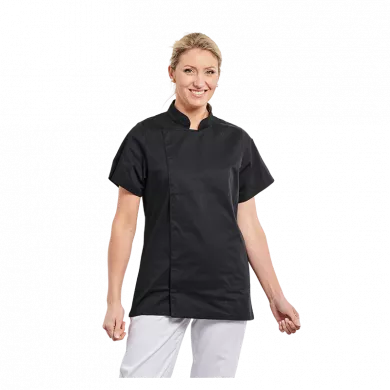 Veste de cuisine en tencel, manches longues mixte | Sanipod